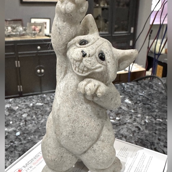 🐾 Second Nature Design Quarry Critters “Caz” Sandstone Figure (2001 Vintage!)🐾 - Picture 11 of 14